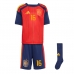 Billiga Spanien Rodri Hernandez #16 Hemmatröja Barn VM 2026 Kortärmad (+ Korta byxor)